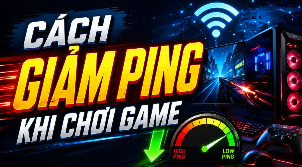 cách giảm ping khi chơi game nước ngoài