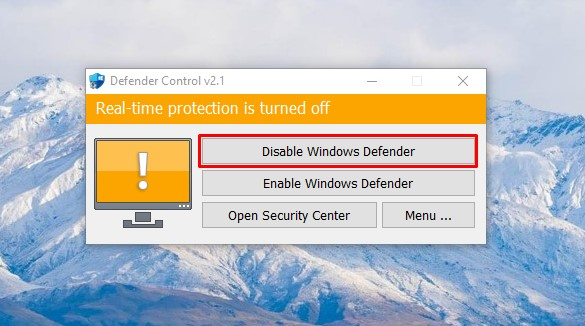 Turn Off Windows Defender dễ dàng với Defender Control v2.1 5 turn-off-windows-defender-4