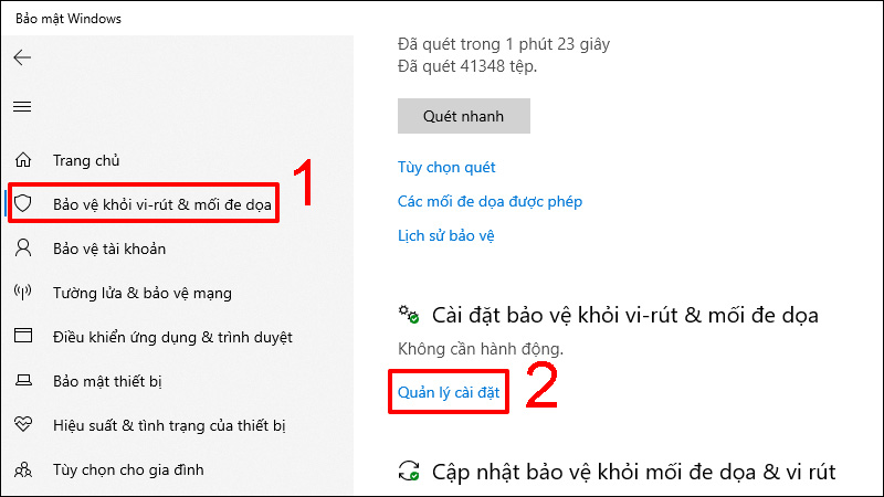 Cách Tắt Tạm Thời Windows Defender Win 11 Để Cài Phần Mềm 9 tat-Windows Defender-7
